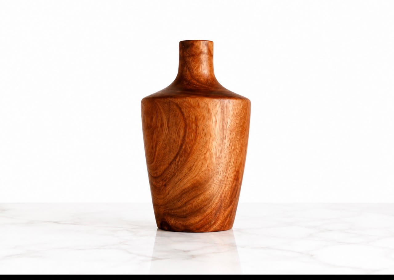 Khaya Curve – Rounded Vase