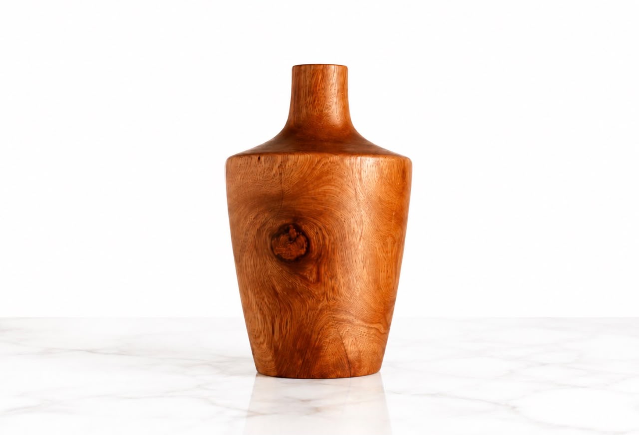 Khaya Curve – Rounded Vase